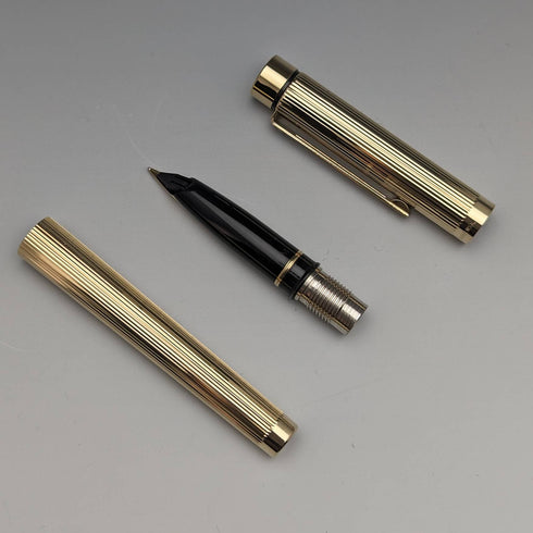 US Vintage Sheaffer Targa Fountain Pen Gold Plated Case